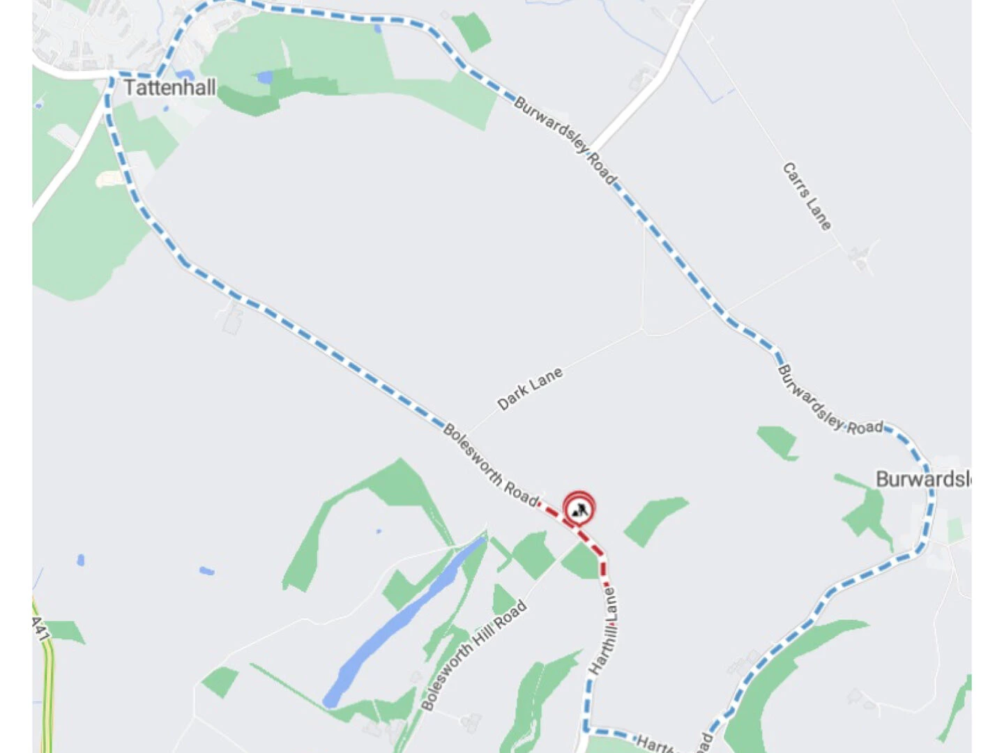 20250409bolesworth road   harthill lane2