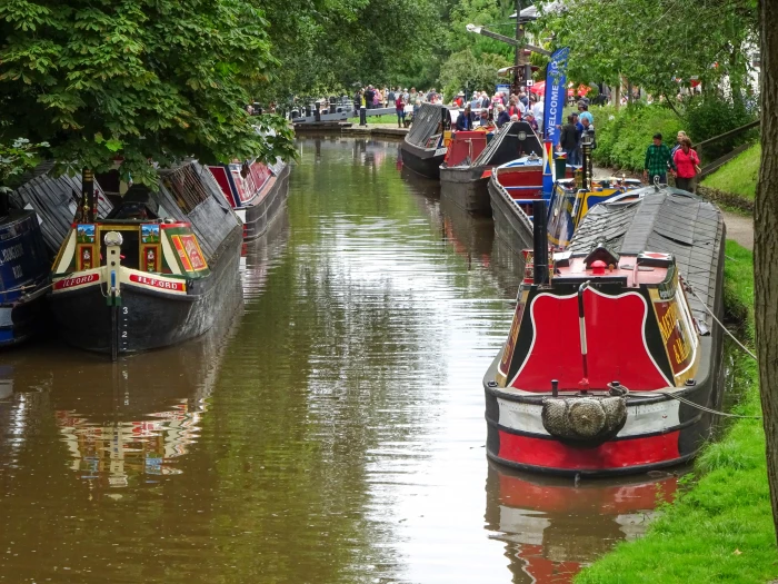 a selection of the boats on display