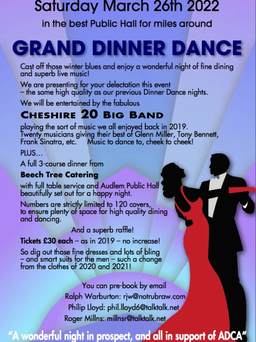 adca dinner dance poster