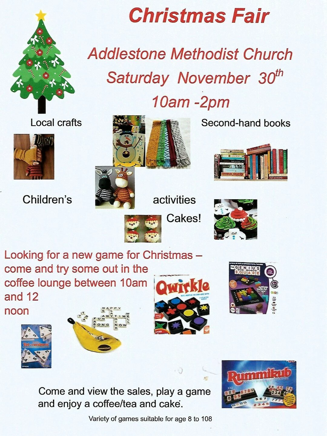 addlestone christmas fair 2024