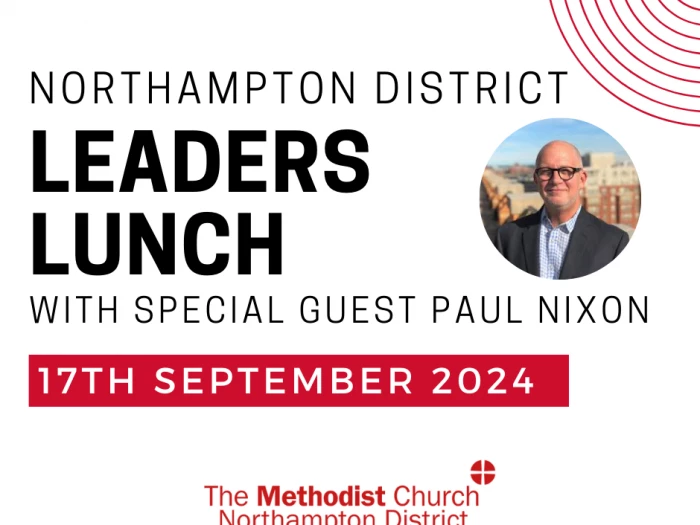advert for leaders lunch facebook post