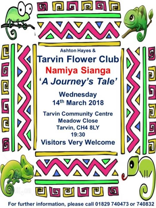 aht flower club poster mar 2018
