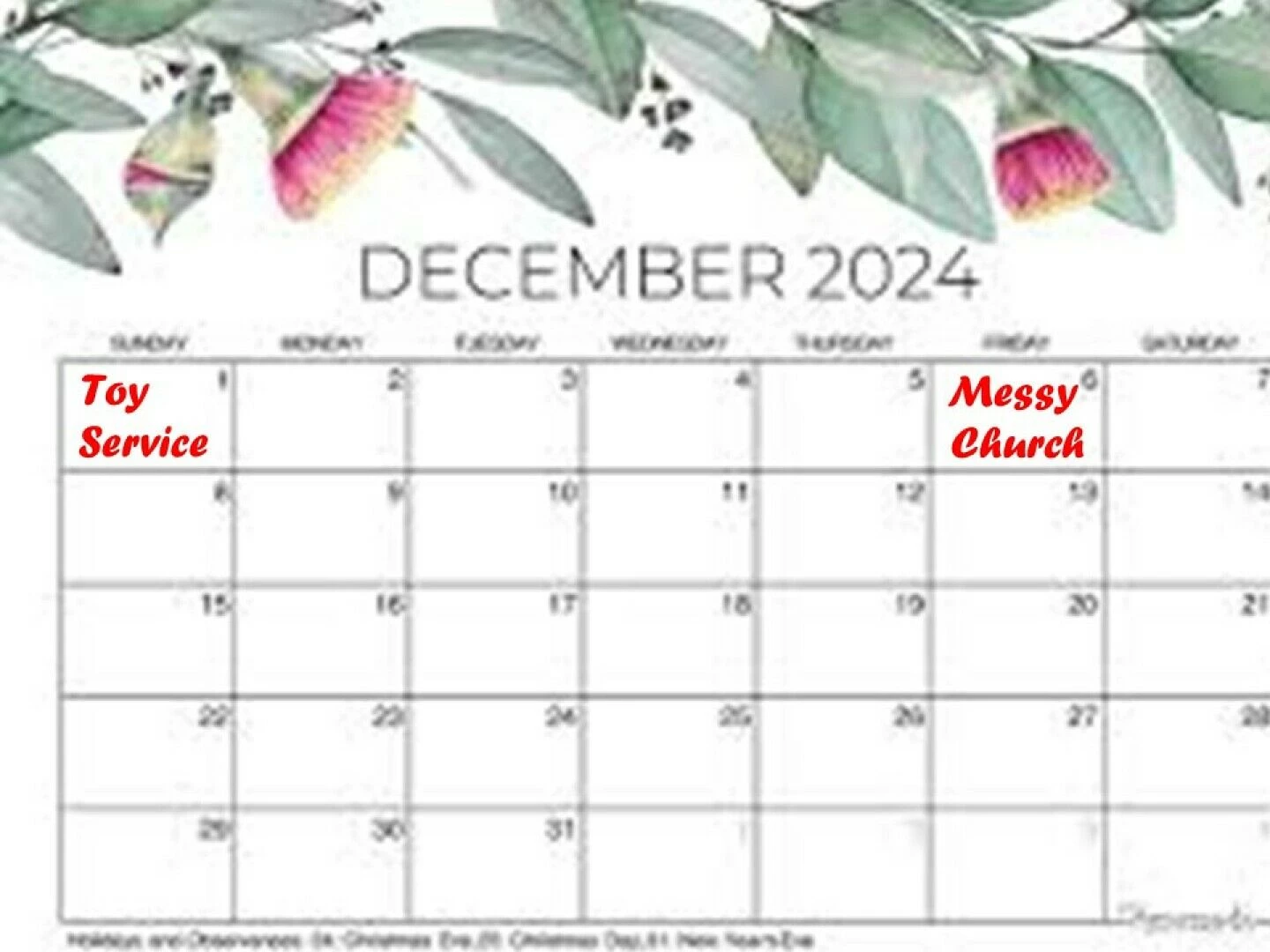 amc diary dates 12 2024