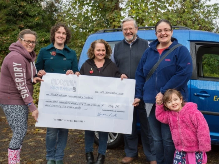 artisans  makers cheque presentation