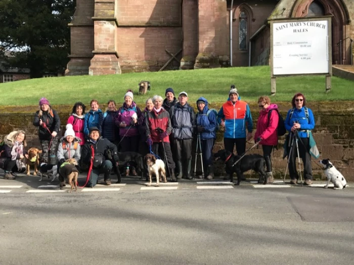 audlem ramblers  hales church