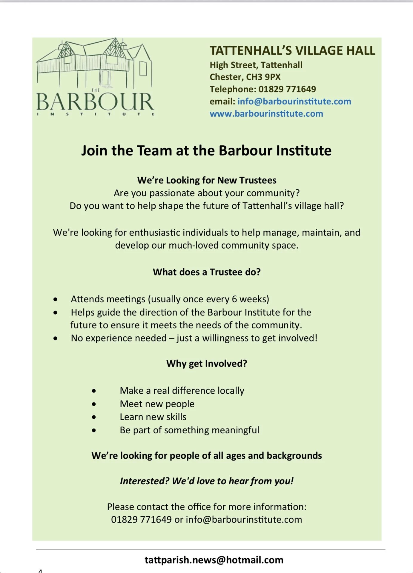 barbour trustee