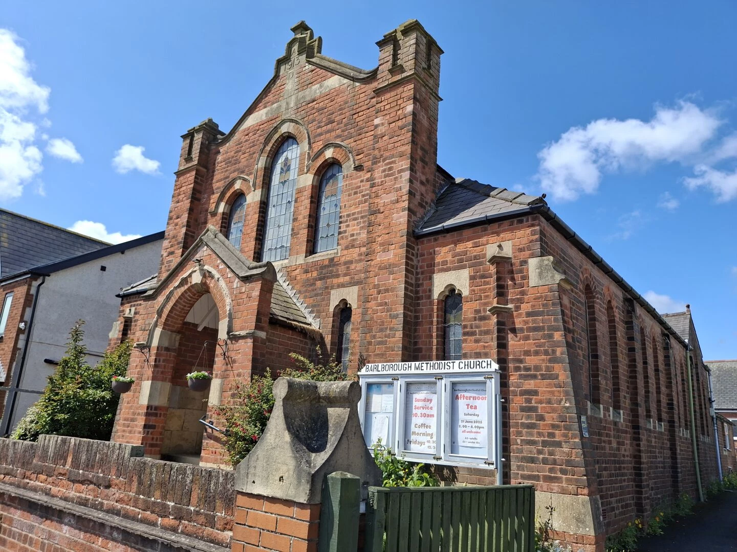 barlborough methodist church side view