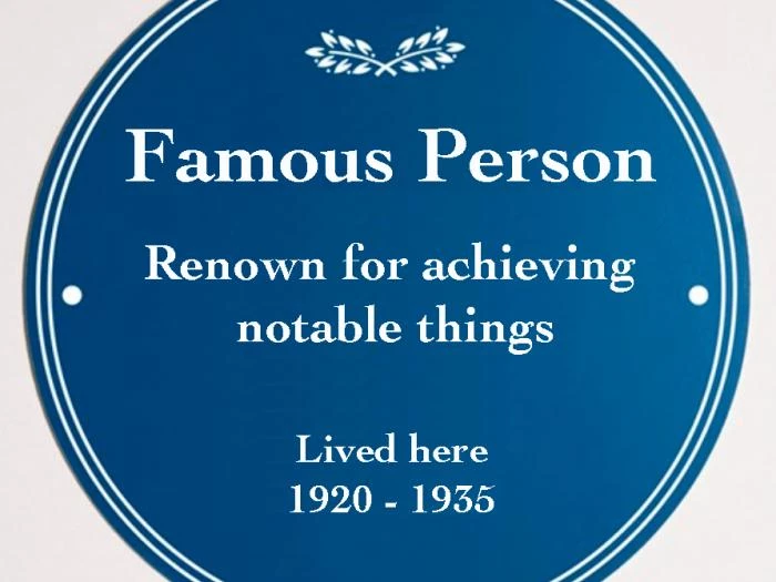 blue plaque initiative