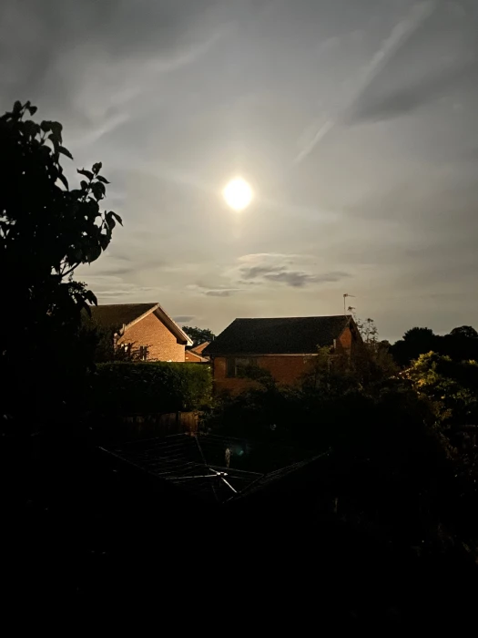 blue supermoon