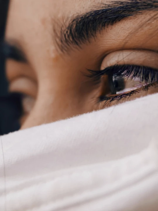 crying female