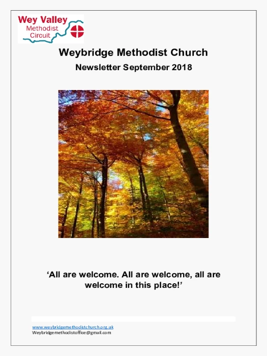 Weybridge Newsletter Sept 2018