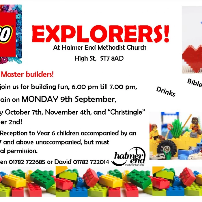 Lego Poster Halmer End Sept 24