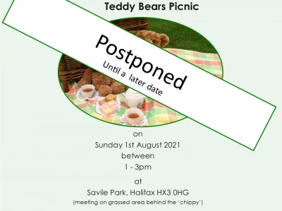 teddy bears picnic flyer (postponed)