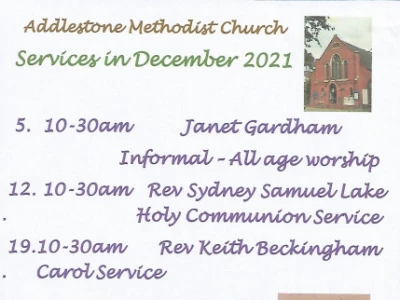 Services in December 2021