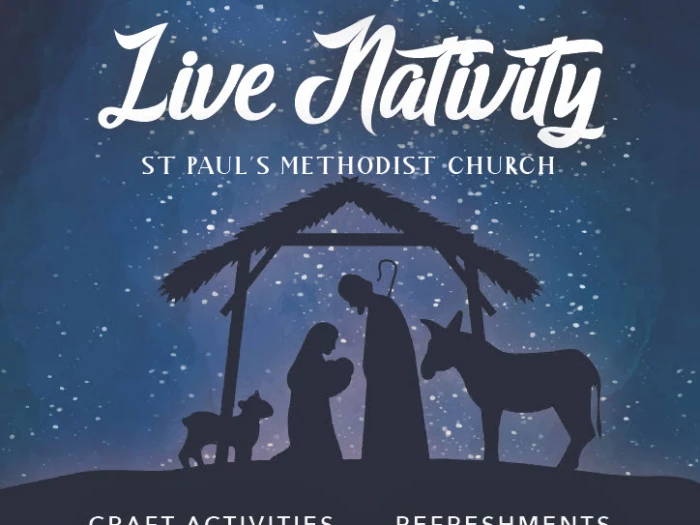 Live Nativity Poster 2023