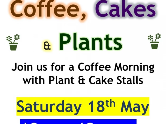 Coffee, Cakes & Plants 18-05-24