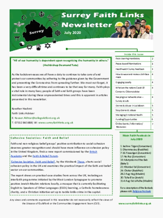 SFL Newsletter 2020