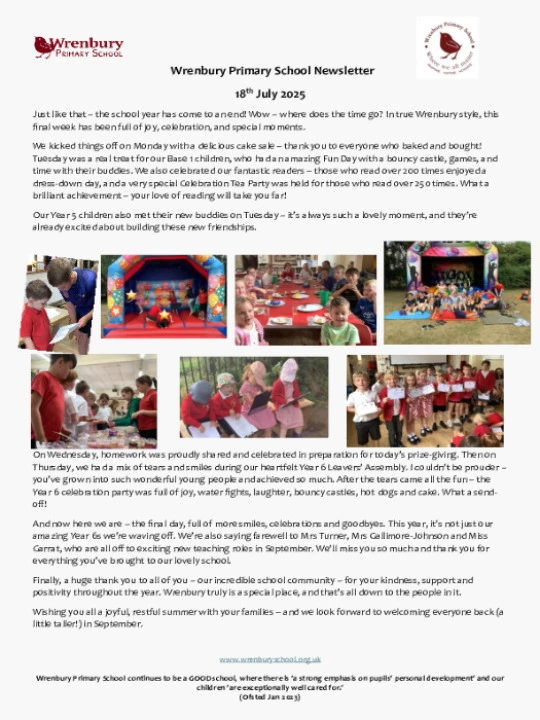 Wrenbury Newsletter