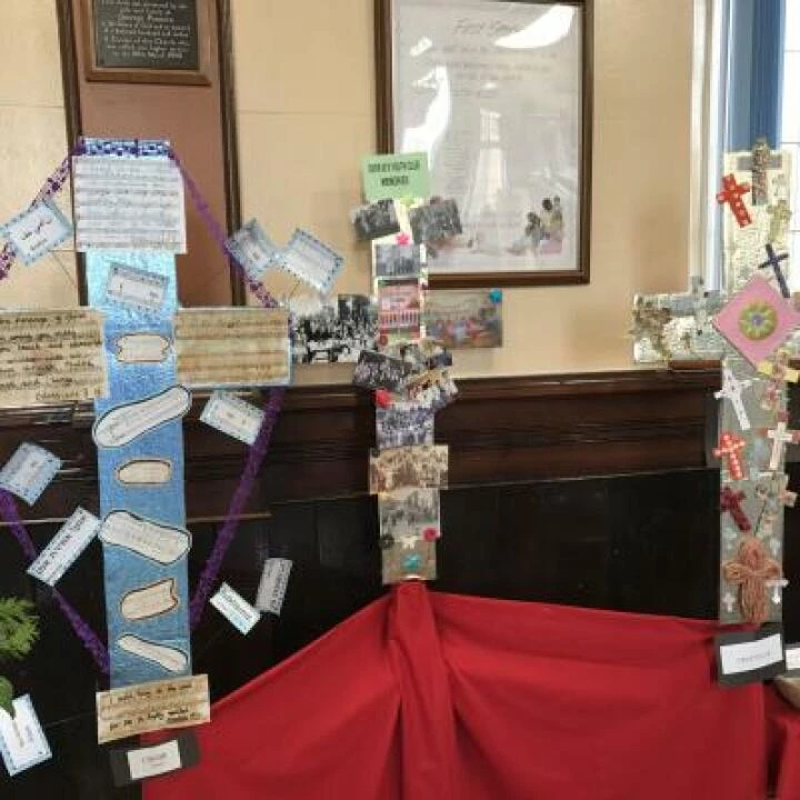 Three crosses