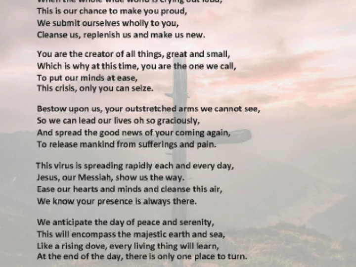 Corona Psalm – T Samuel