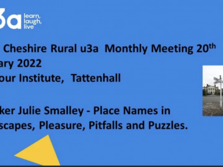 u3a January 2022
