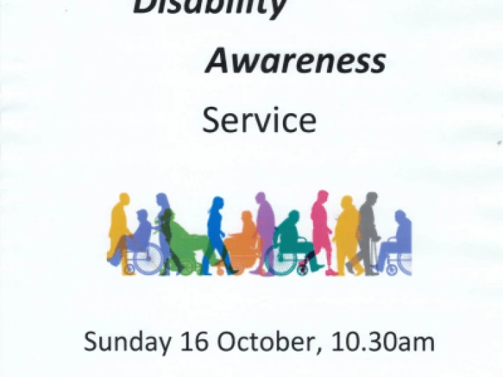 Disability Awareness service poster