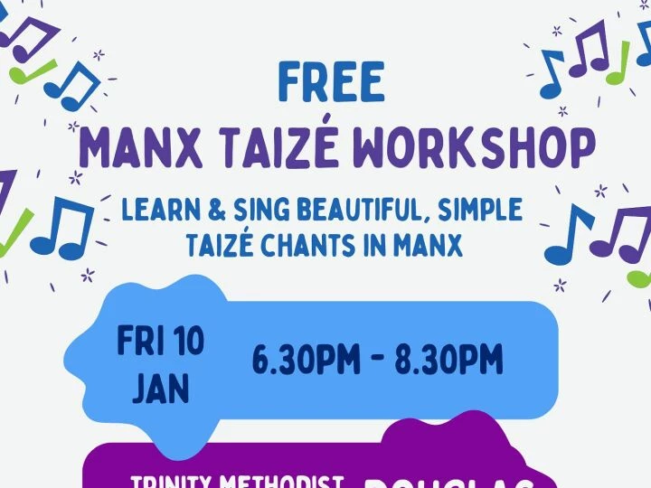 Manx Taize Workshop Poster Culture Vannin