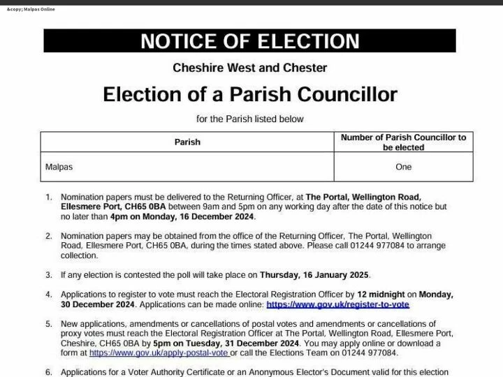 Election Notice