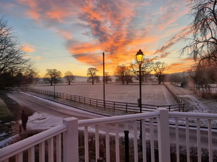 A Wintry Warm Sunrise