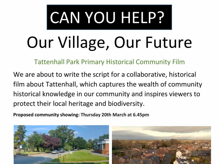 Tattenhall School Our Village Our Future Flyer  1