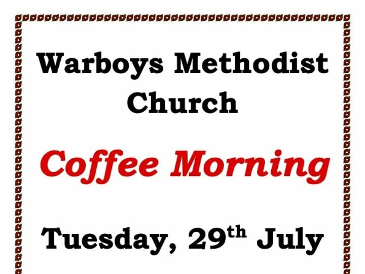 Coffee Morning 29 July 2025
