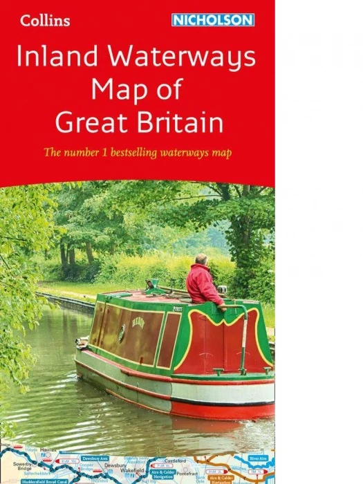 Nicholsons Inland Waterways Map of Great Britain