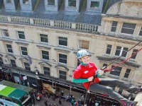 Mary Abseiling