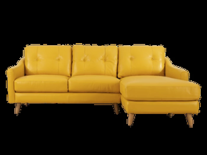 Leather chaise sofa – Items for sale
