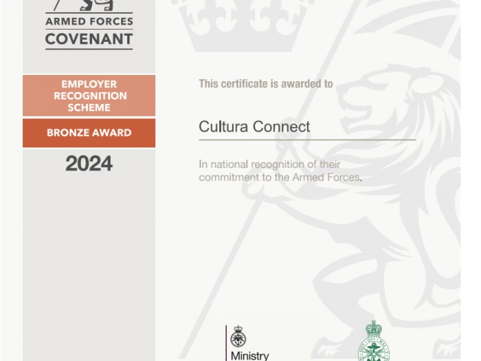 Bronze Award Certificate