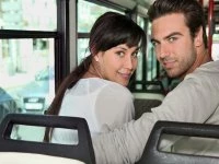 Couple on a Bus