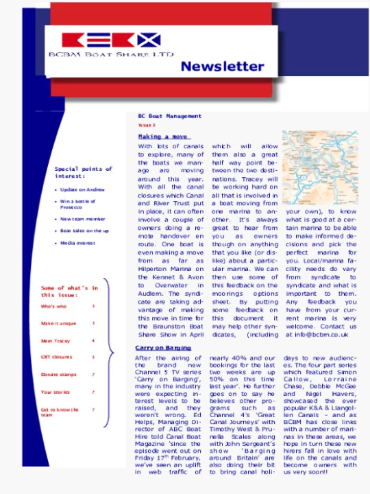 Summer Newsletter 2017