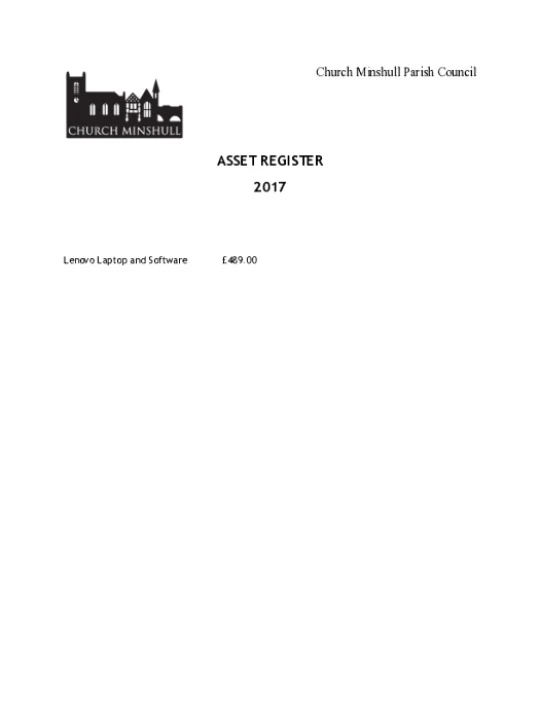 2016-17 Asset Register