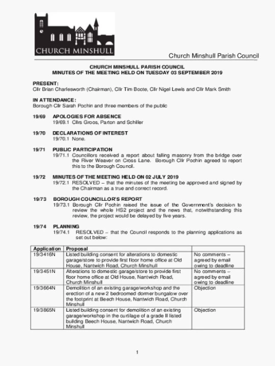 2019-09-03 PC Minutes