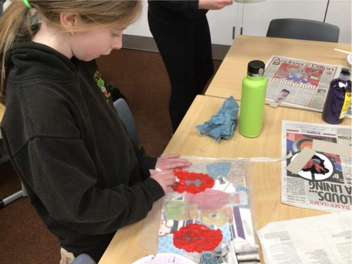 Art screen printing