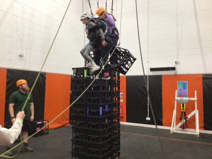 Crate stacking
