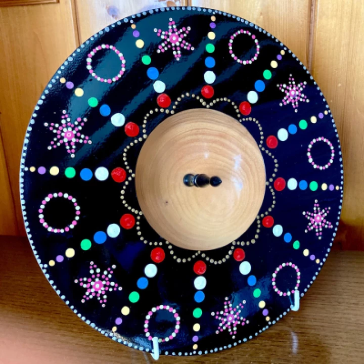 Frank coloured platter no 14