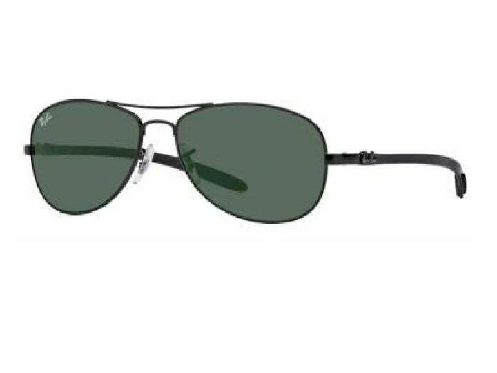 rb8301_002_tq Ray-Ban Carbon Fibre Black / Green