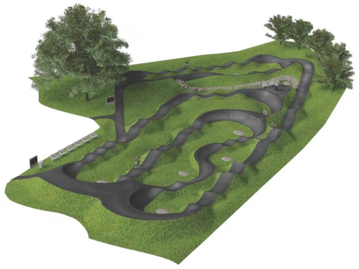 Newhaven BMX Pump Track   Technical Drawing