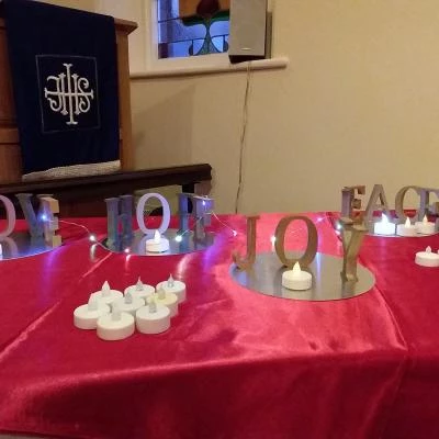 Advent prayer space 3