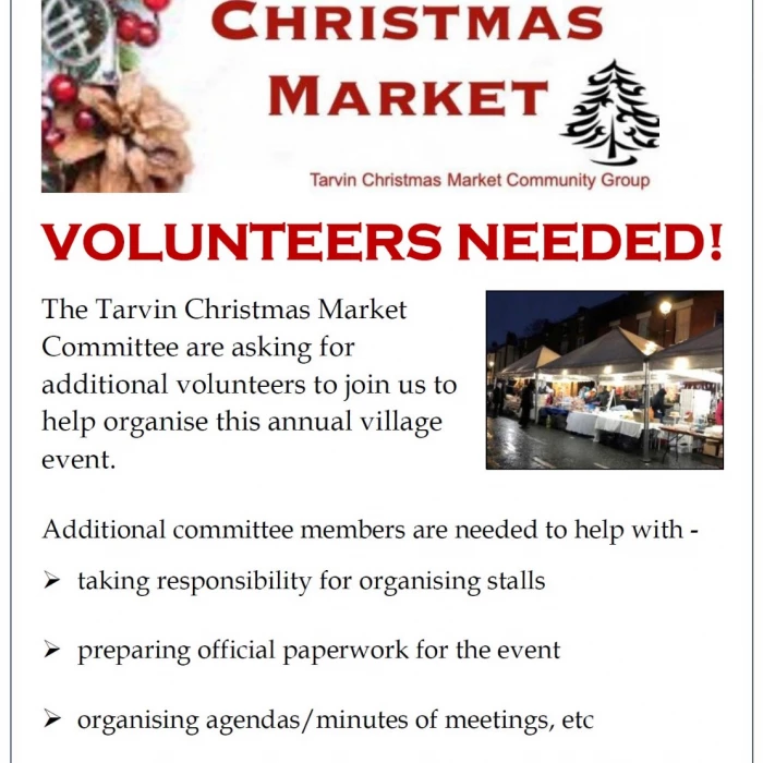 Xmas Market 2023 volunteers needed
