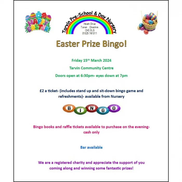 Easter Prize Bingo 2024 4x3