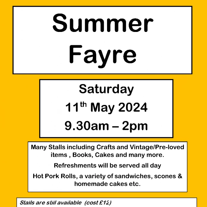 Summer Fayre 2024 – Poster