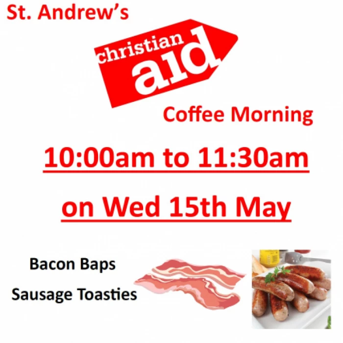 St Andrews Christian Aid Coffee Morning – May 2024