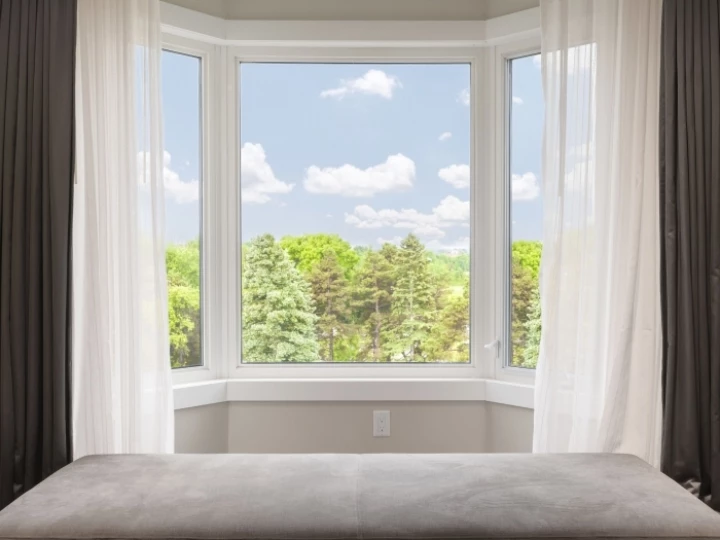 Window with forest view